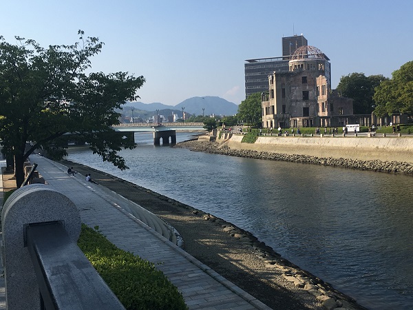 Atomic bomb dome and river